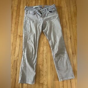 Pilcro and the Letterpress Anthropologie ankle pants khaki